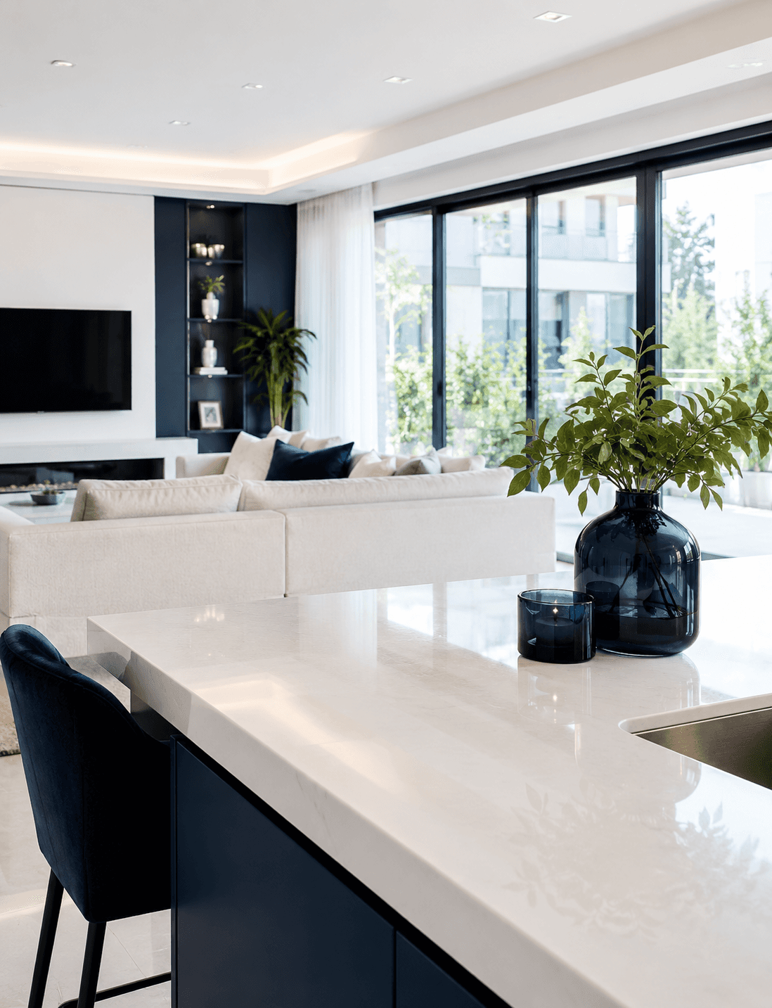 Moderne woning met professionele woningschoonmaak door TurboClean in West-Vlaanderen